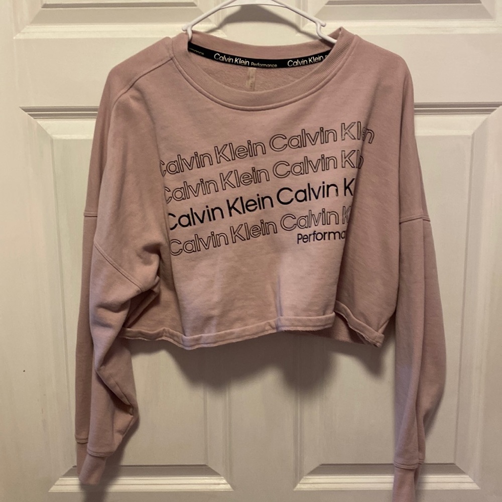 Calvin Klein cropped sweatshirt